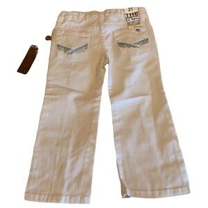 Joe’s Jeans The Rock Star Flare white jeans Size 2T